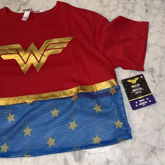 NWT WONDER WOMAN SHIRT COSTUME S/M - Picture 4 of 6